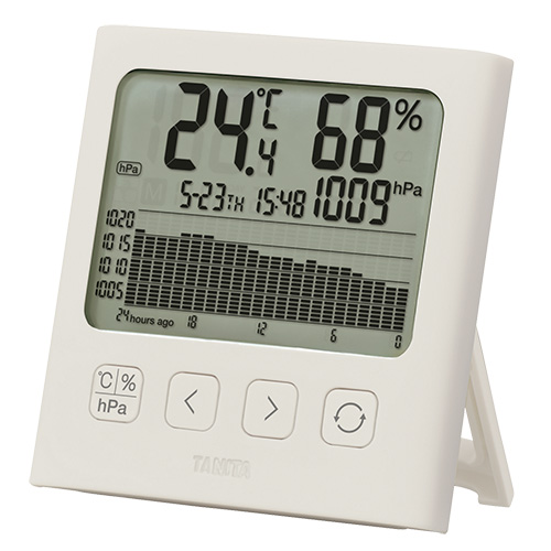 グラフ付きデジタル温湿度計TT-593・594