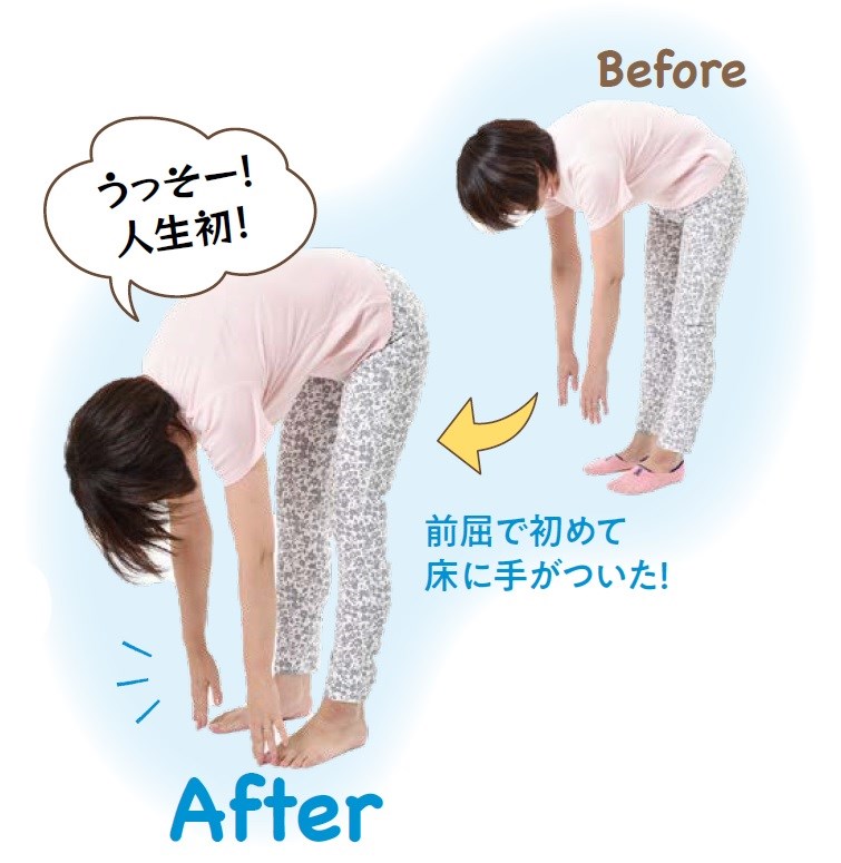 開脚ベター 読者体験前後