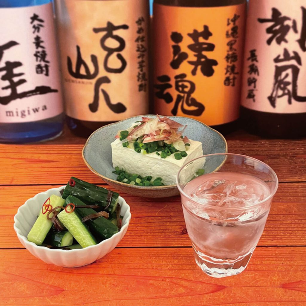 「焼酎が旨い居酒屋」を使って撮影