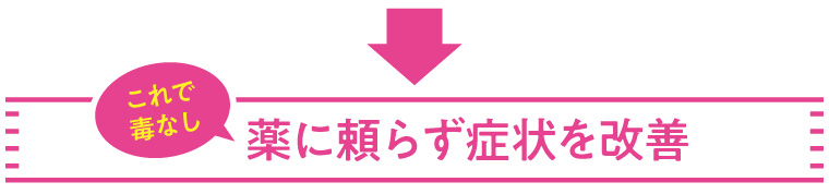 薬に頼らない