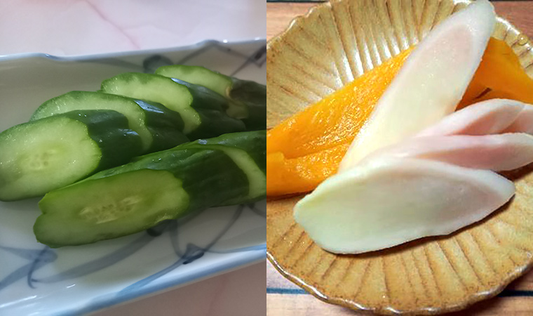 野菜のぬか漬け