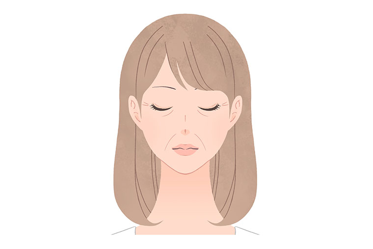 顔のたるみ