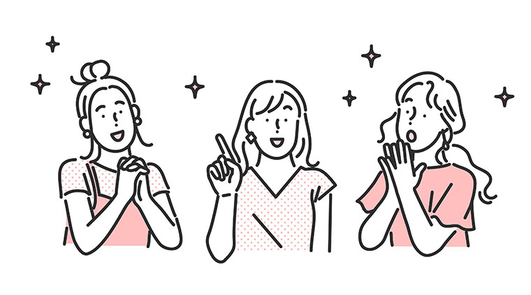 女性のイラスト