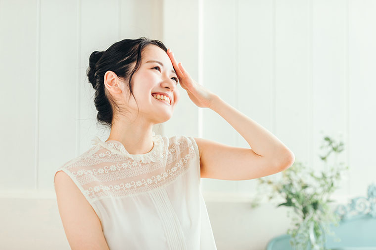 笑顔な女性