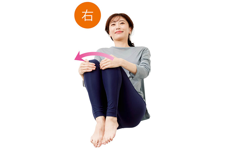 仙骨ほぐし右