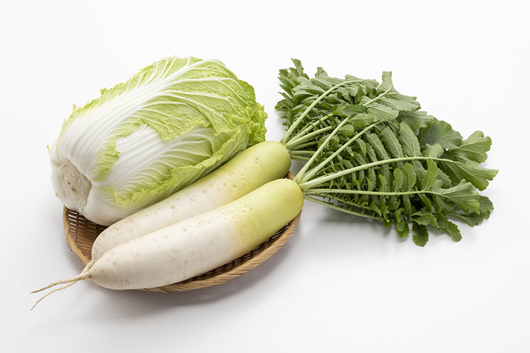 白菜、大根