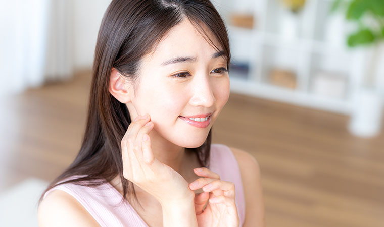 美肌な女性