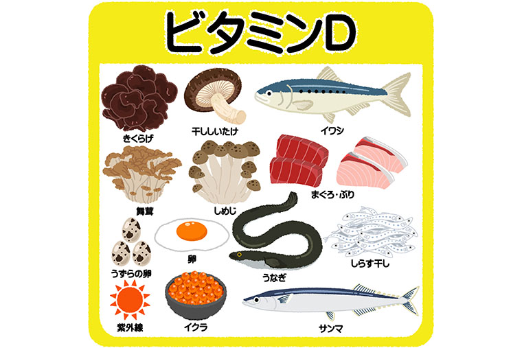 ビタミンDを含む食べもの