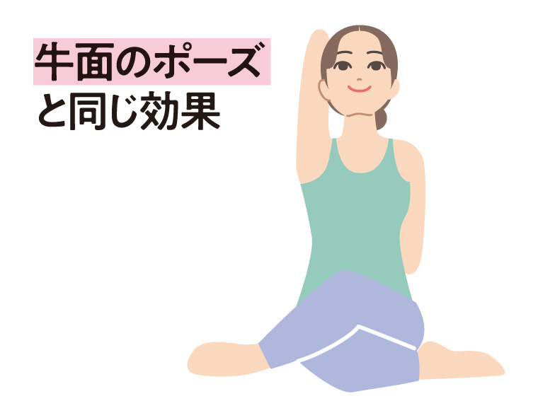 牛面のポーズ