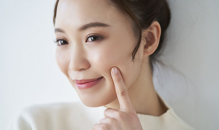 美肌な女性