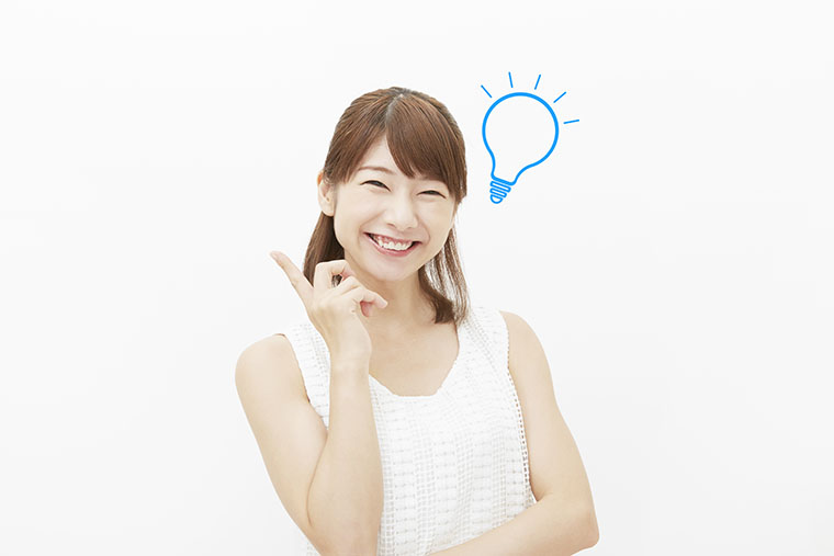 笑顔な女性