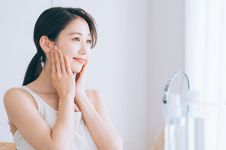 美肌な女性