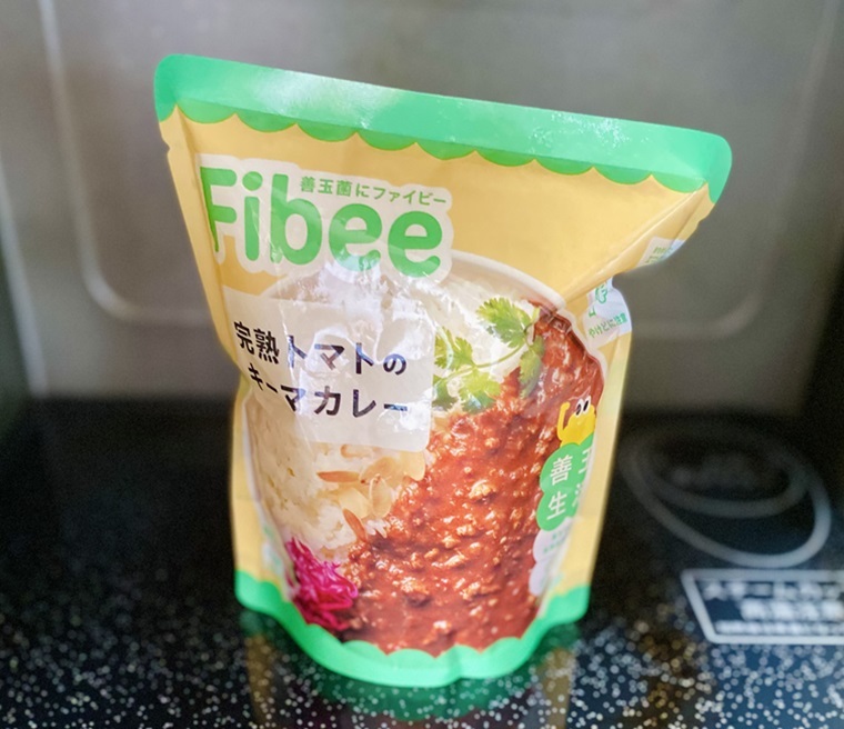 キーマカレー レンジ調理中