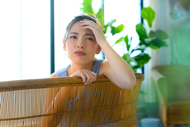 不調な女性