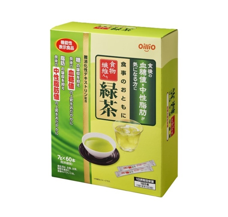 日清オイリオ「食事のおともに食物繊維入り緑茶」