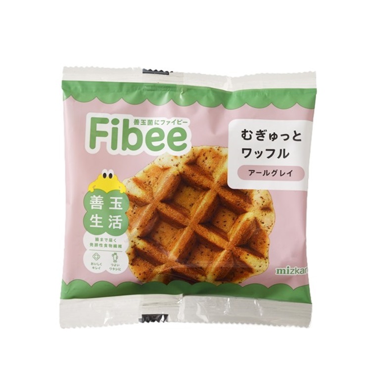 ミツカン「Fibee」むぎゅっとワッフル（アールグレイ）