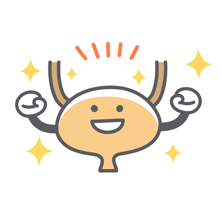 元気な膀胱のイラスト