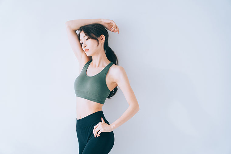 美容体型の女性
