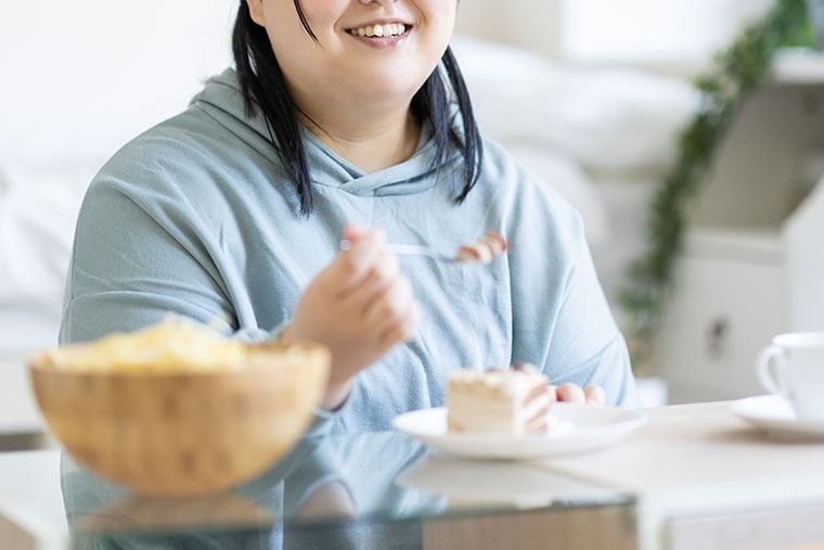 肥満体型の女性