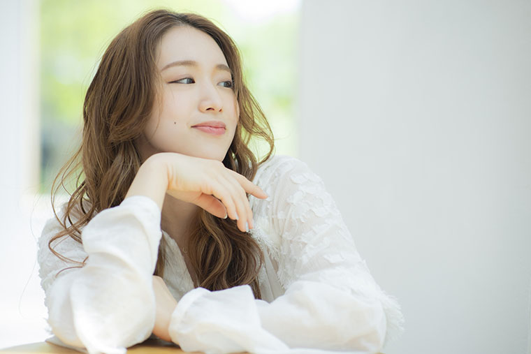茶髪な女性