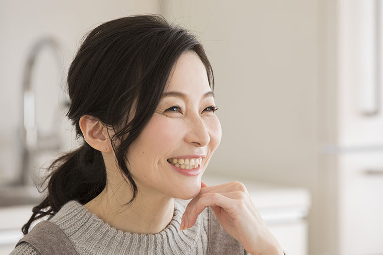 笑顔な女性