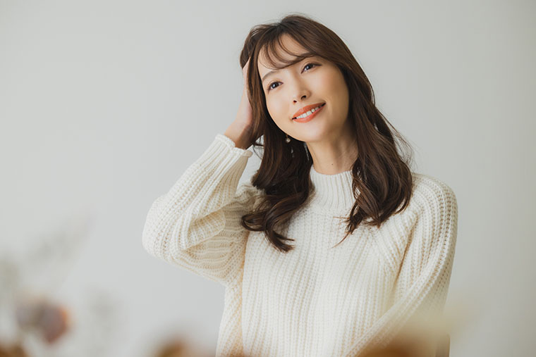 笑顔な女性