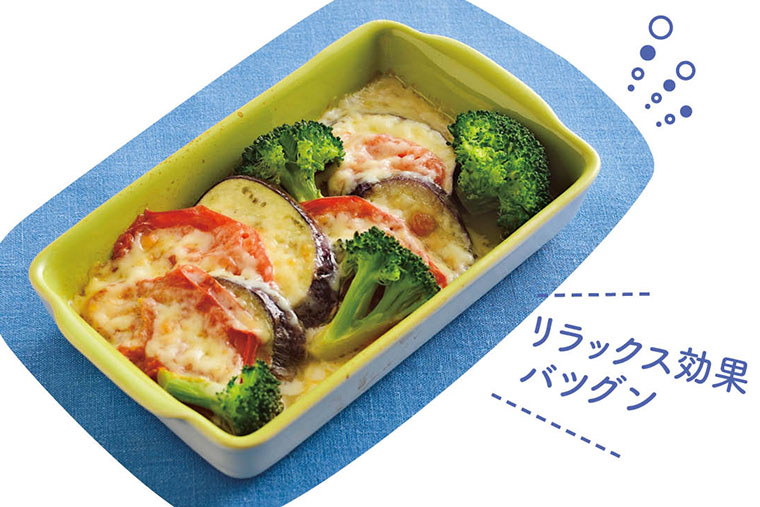 トマトとなすのチーズ焼き