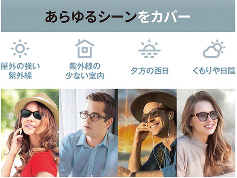 眼メンテナンス商品調光レンズ