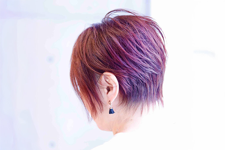 ヘアカラーチェリーレッド