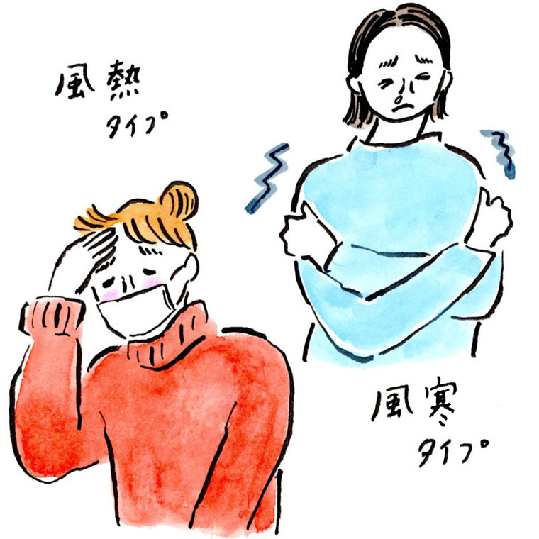 風熱タイプと風寒タイプ