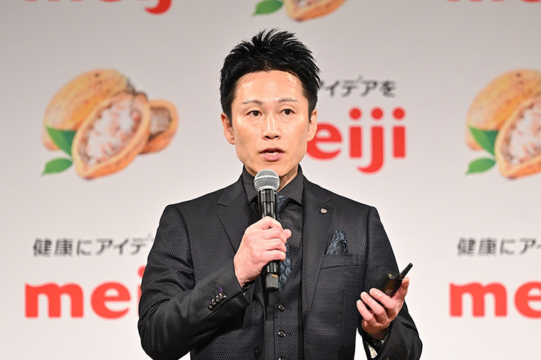 明治高カカオチョコ発表会