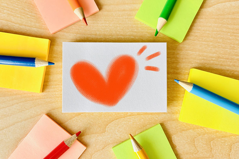 ハートマークのイラスト