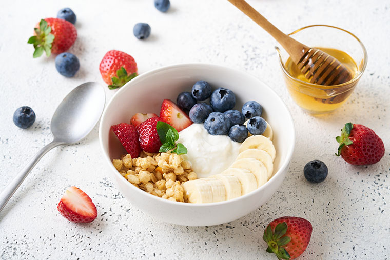 バナナヨーグルト