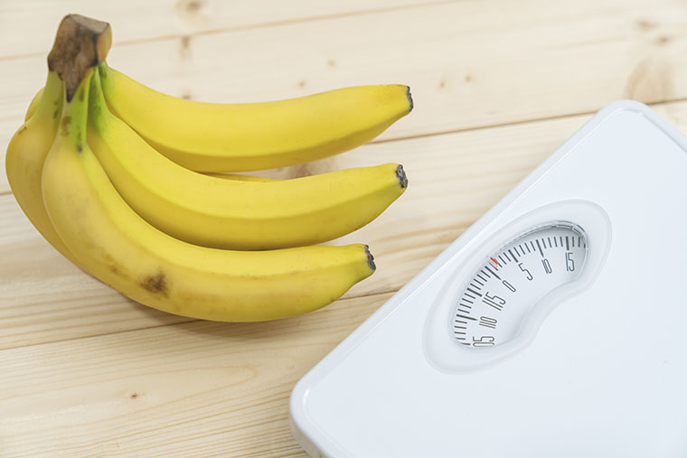バナナと体重計
