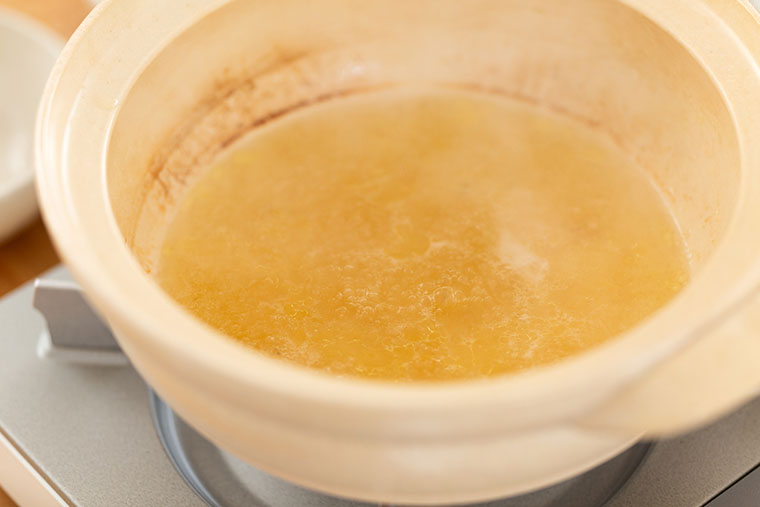 鍋の残し湯