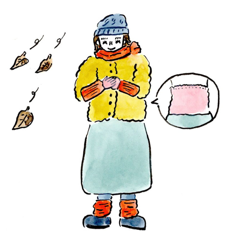 体を冷やさない服装