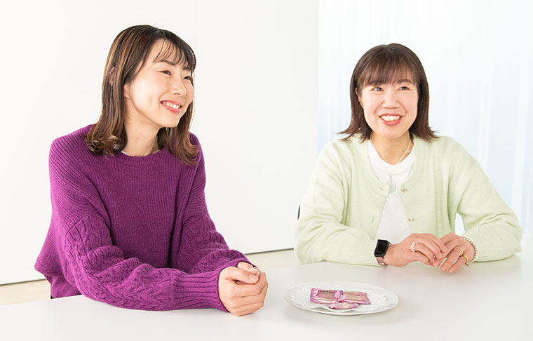 編集部員三浦さんとアンバサダー村田さん