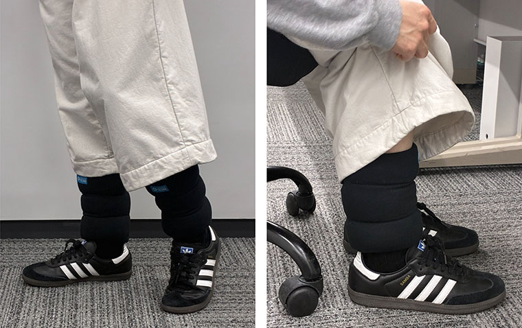 編集部レッグウォーマーお試し画像