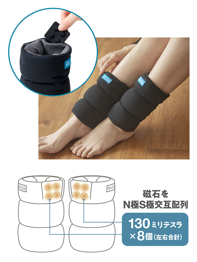 RESNO ぽかモコ MAGNE レッグウォーマー