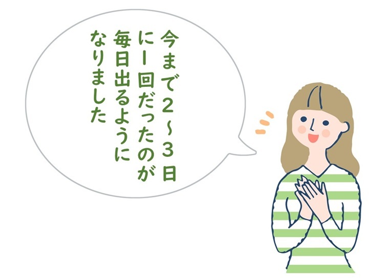 アンバサダー便通コメント