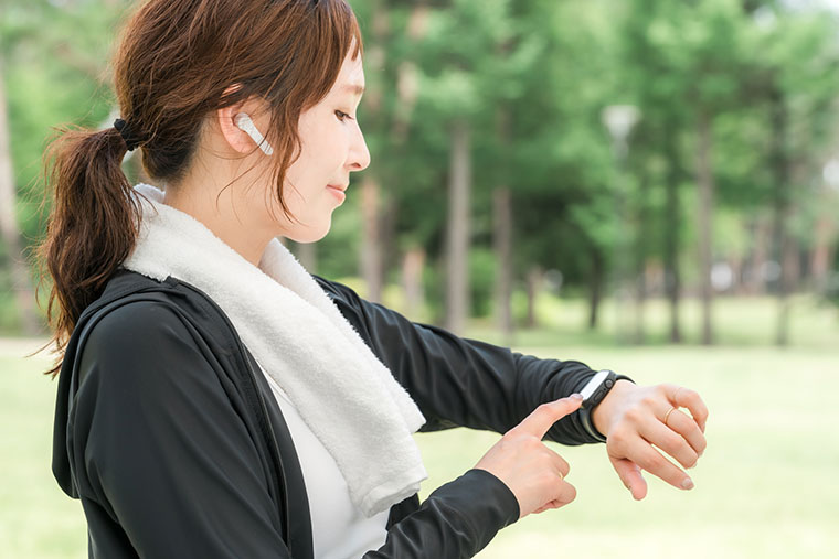 スマートウォッチで記録